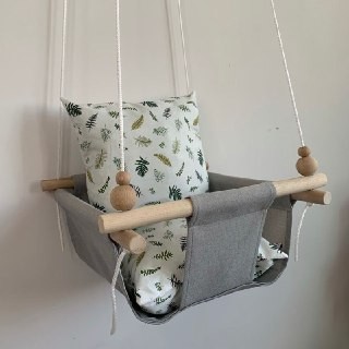 

Детская качеля Infancy Папоротник, Серая основа