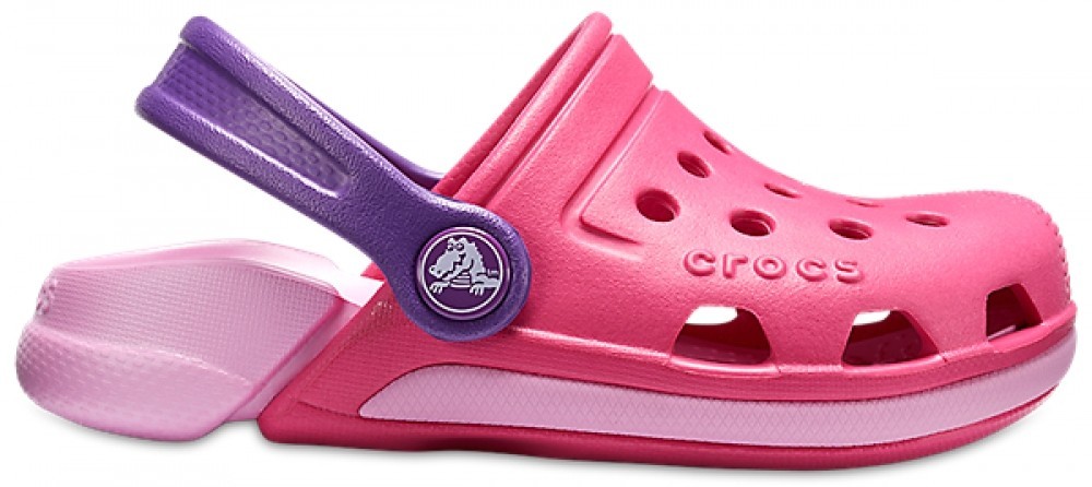 

Сабо Crocs Kids Electro III Clog 204991-66I-C10 27 Розовый