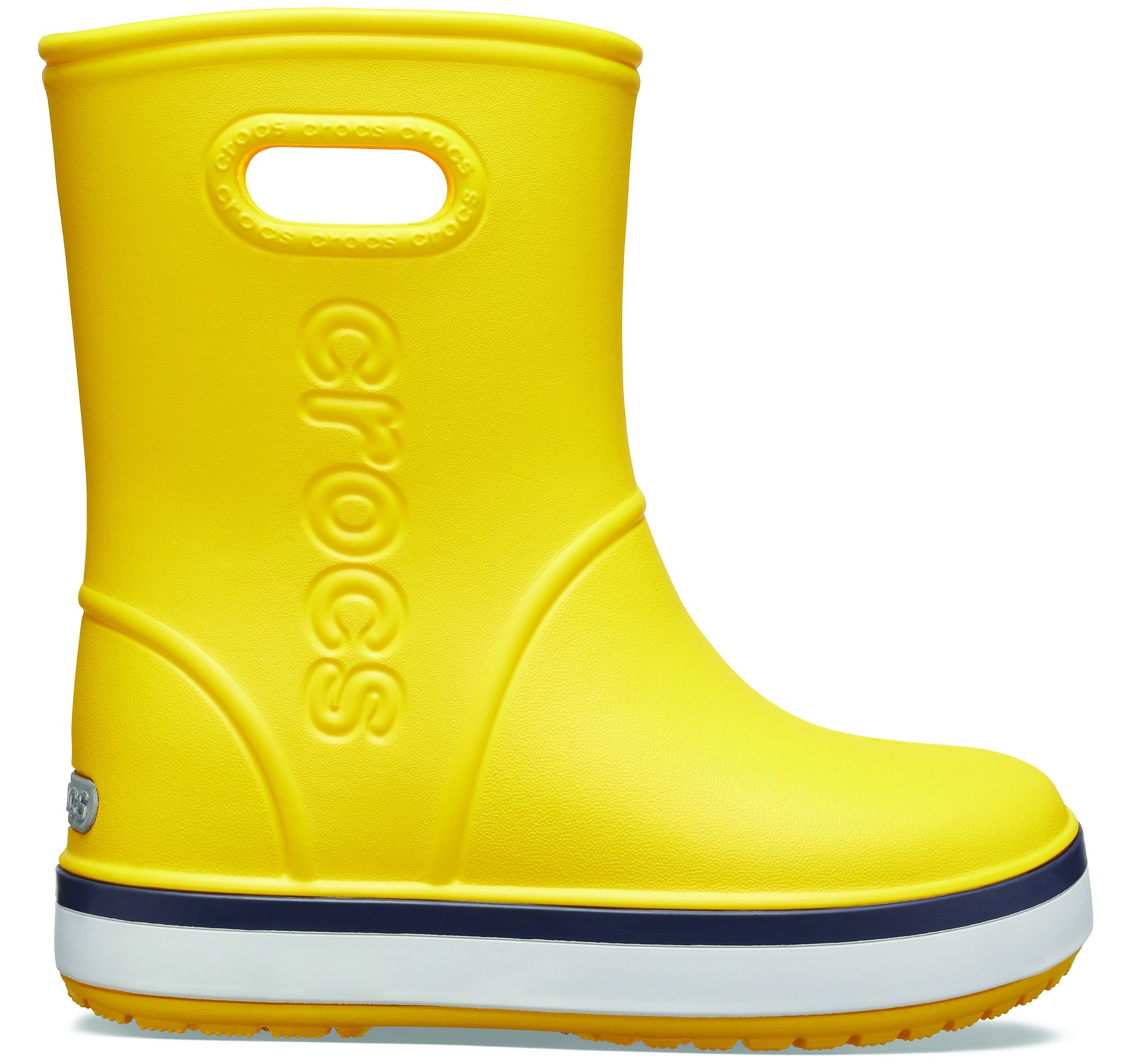 

Резиновые сапоги Crocs Kids Crocband Rain Boot K 205827-734-J3 33 Желтый