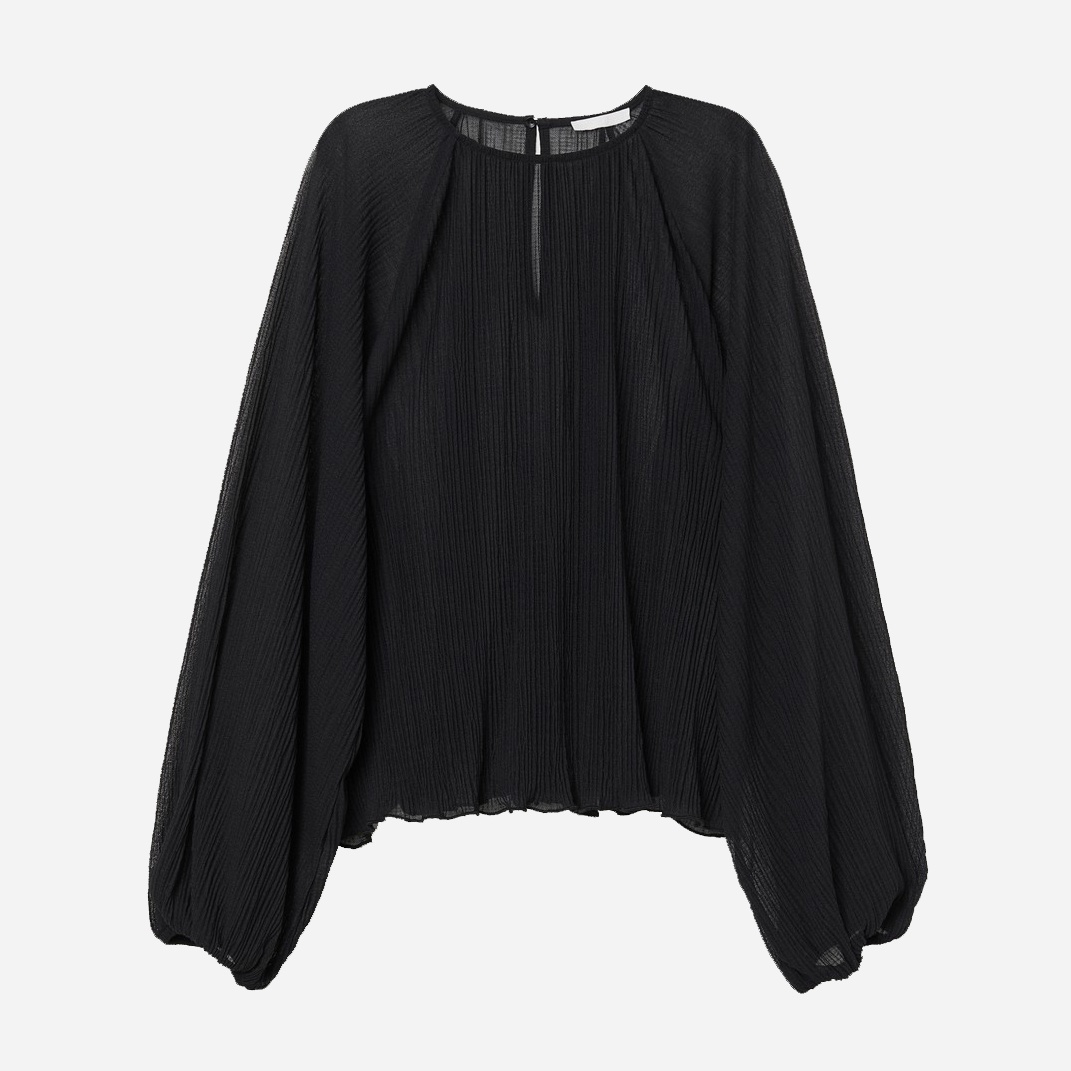 

Блузка H&M 0707025_черн S Черная