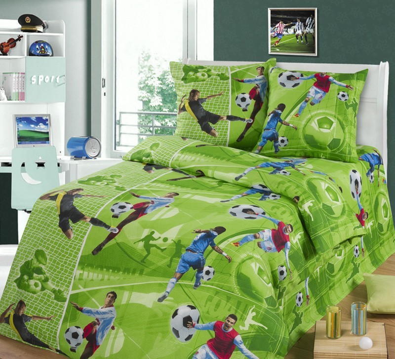 

Детское постельное белье Футбол Форвард CottonTwill 150х100 см Бязь (ДРБ002-1)