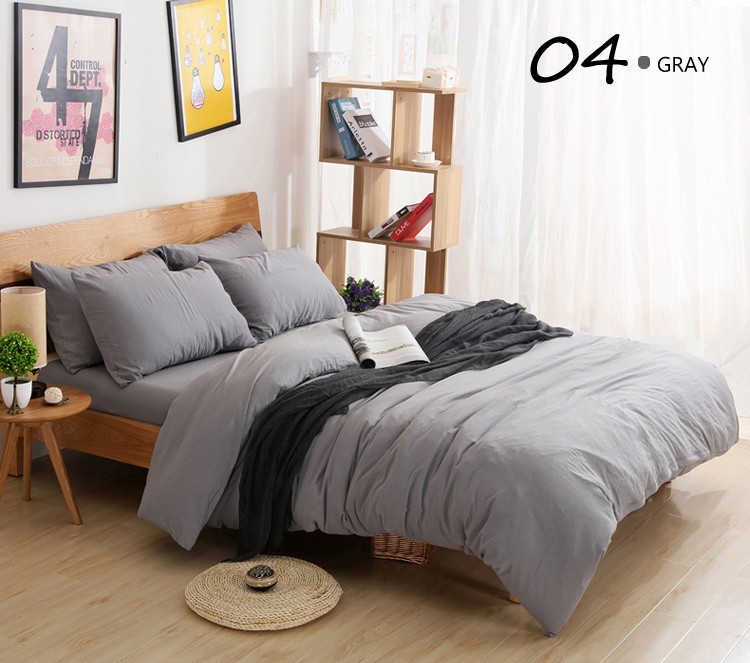 

Комплект постельного белья из Ранфорса CottonTwill Евро 200х240 см Серый (ТR014-5)