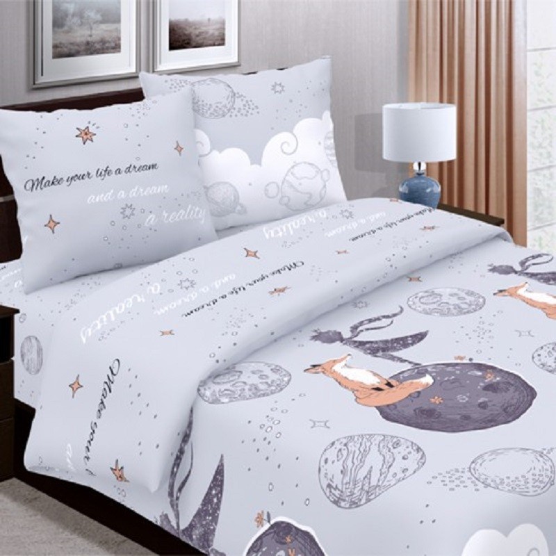 

Комплект постельного белья Маленький Принц CottonTwill 220х240 см Евро Поплин (ДПР044-5)