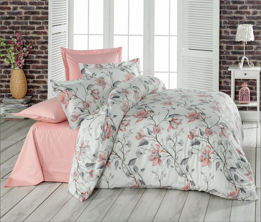 

Комплект постельного белья Лилии CottonTwill 1.5-спальный 150х220 см Бязь Calico Турция (БС013-2)