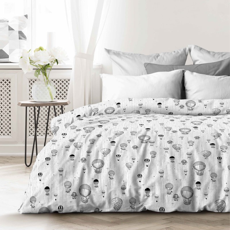 

Комплект постельного белья Аэростат Ретро CottonTwill Евро 220х240 см Поплин (ДПР043-5)