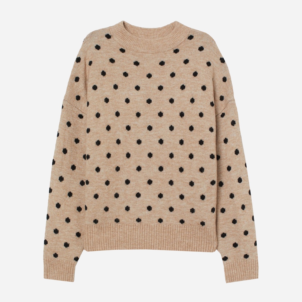 

Джемпер H&M 0826492_черн. горошек L Бежевый