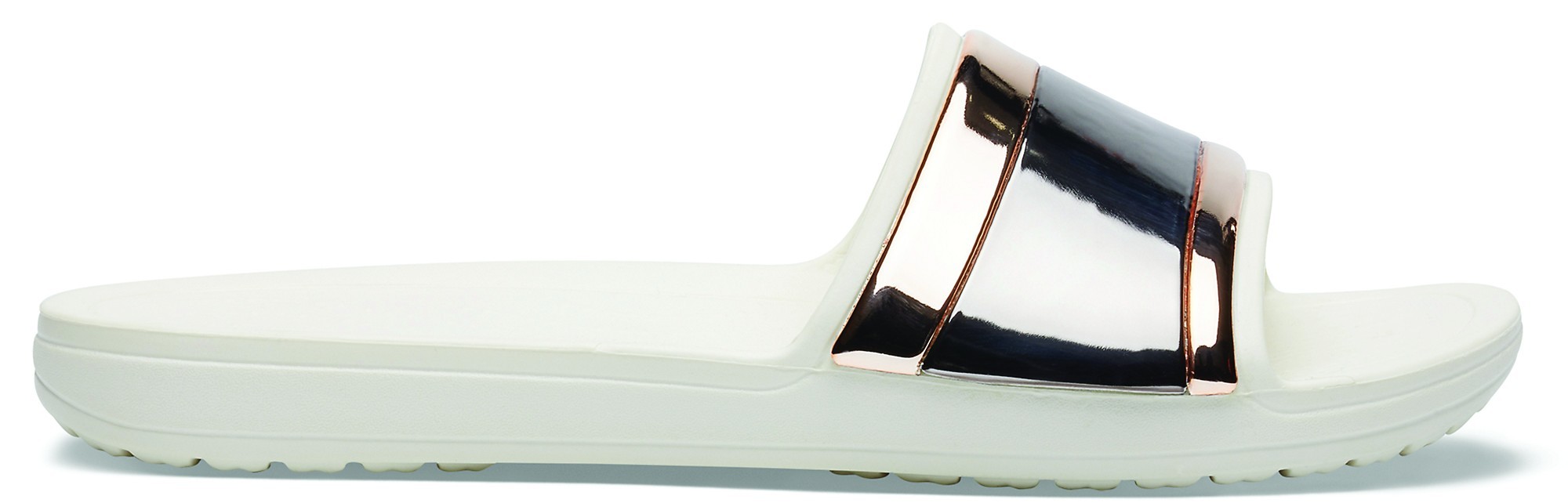 

Шлепанцы Crocs Sloane Metal Block Slide 205358-6PG-W11 41 Белый золото