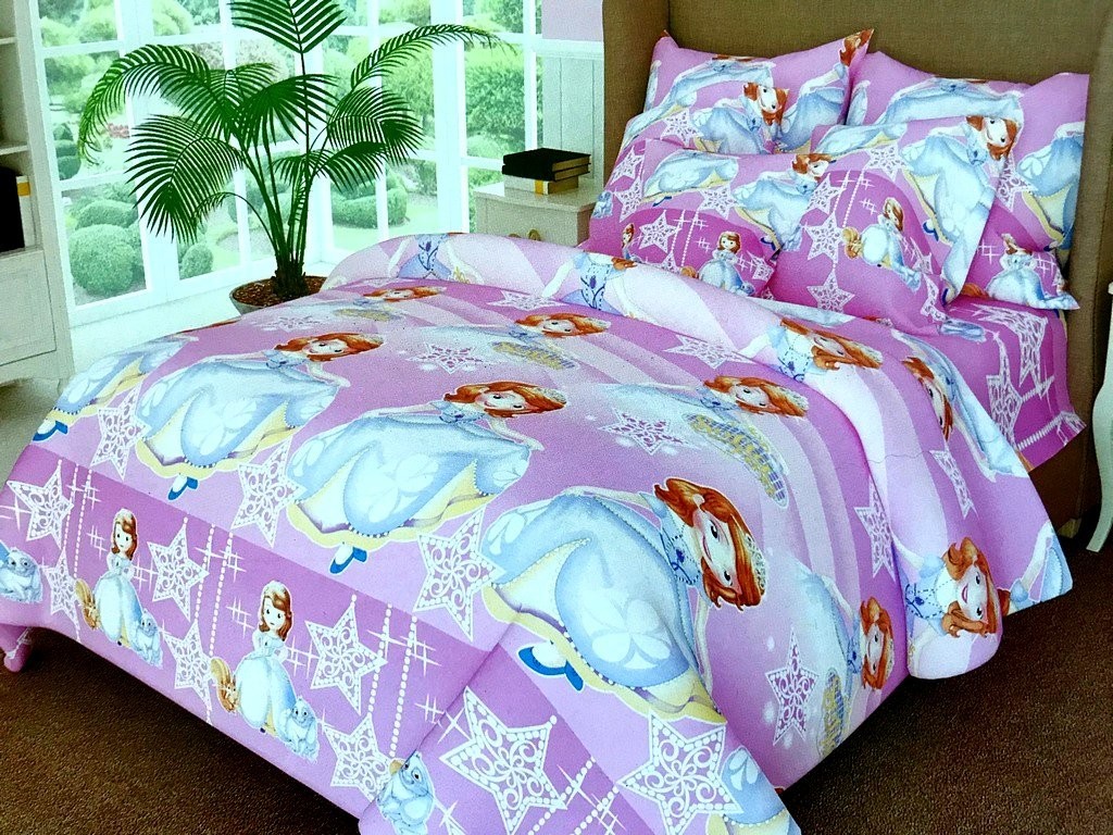 

Постельное белье Принцесса София CottonTwill 1.5-спальное 150х220 см Турецкий Ранфорс (ДР030-3)