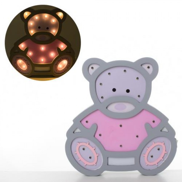 

Деревянный ночник WToys Мишка (1123)