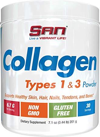 

Препарат для восстановления суставов и связок SAN Collagen Types 1000 and 3 Powder 201 грамм Без вкуса (104578)