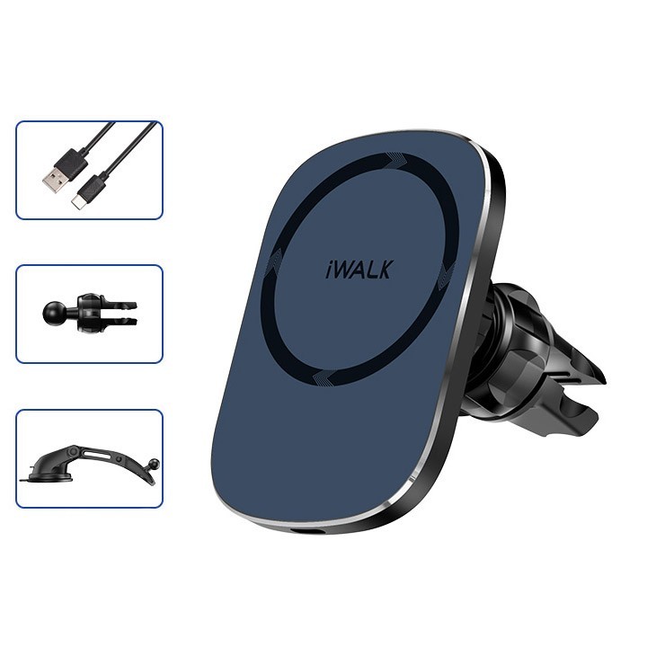 

Беспроводное зарядное устройство iWalk Lucanus Air Mag Black
