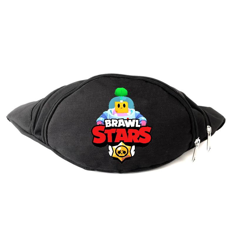 

Сумка Бананка на пояс Бравл Старс Brawl Stars Спраут (BS-012) черная