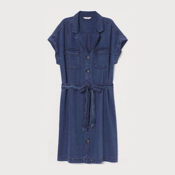 

Платье джинсовое H&M 060759637 34 Синее