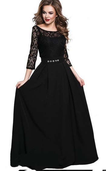 

Платье Exclusive AG-9860 Чёрный, Платье Exclusive AG-9860 Чёрный 46