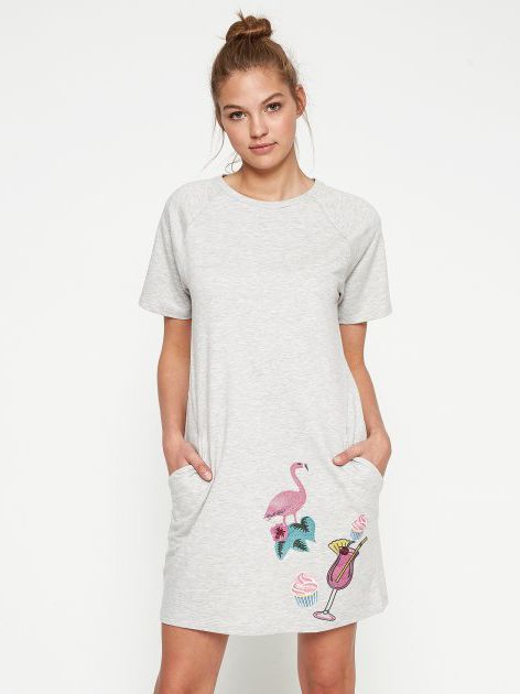 

Платье Koton 7YAL89572IK S Grey