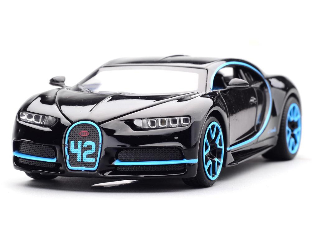 

Модель гоночного автомобиля BauTech Bugatti 1:32 металлическая Черный (1008-513-00)