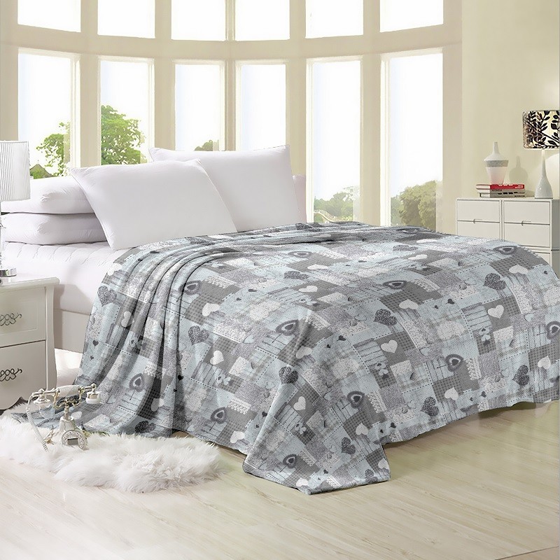 

Плед-покрывало Велсофт Романтика CottonTwill 180х210 см (СТ007-3)