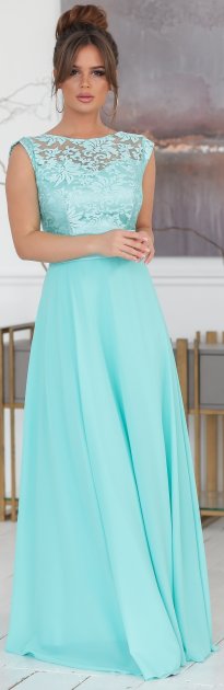 

Платье New Fashion 2129  Мятное, Платье New Fashion 2129 44 Мятное