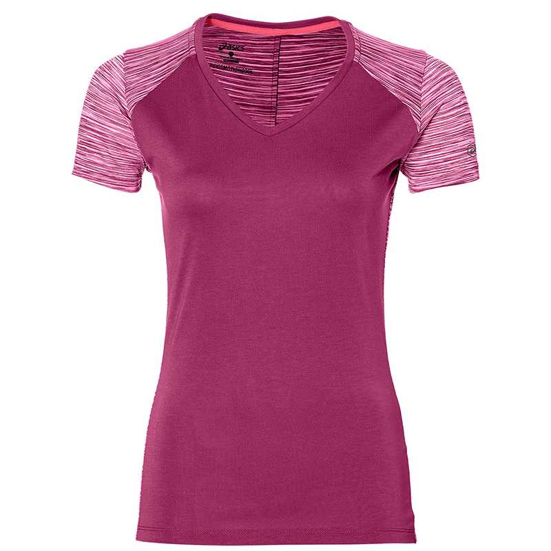 

Футболка женская Asics fuzeX V-Neck SS Top фиолетовая 141214-0290, Футболка женская Asics fuzeX V-Neck SS Top фиолетовая 141214-0290 (XS)