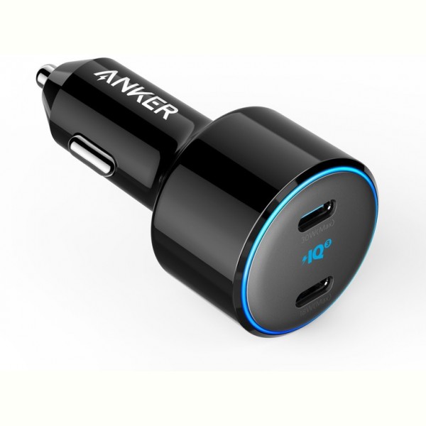 

Автомобильное зарядное устройство Anker PowerDrive+ III Duo - 30W 2xPD+18W Power IQ Black