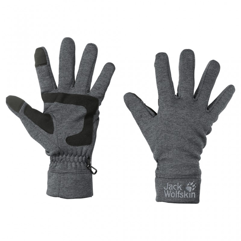 

Перчатки Jack Wolfskin серые 1907921-6320 (M)
