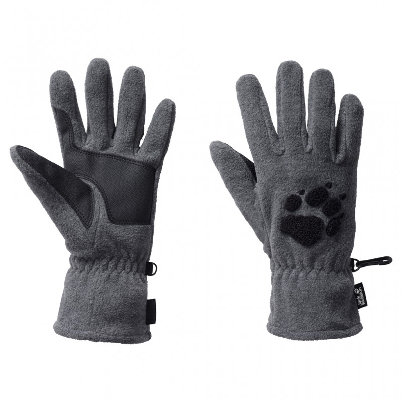 

Перчатки Jack Wolfskin серые 19615-6110 (M)