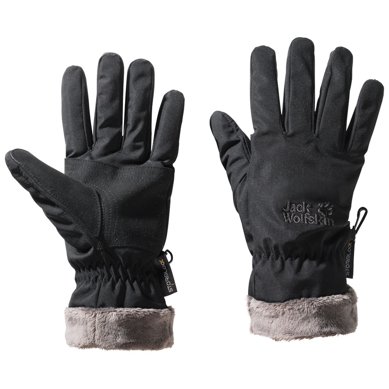 

Перчатки Jack Wolfskin черные 1901084-6000 (L)