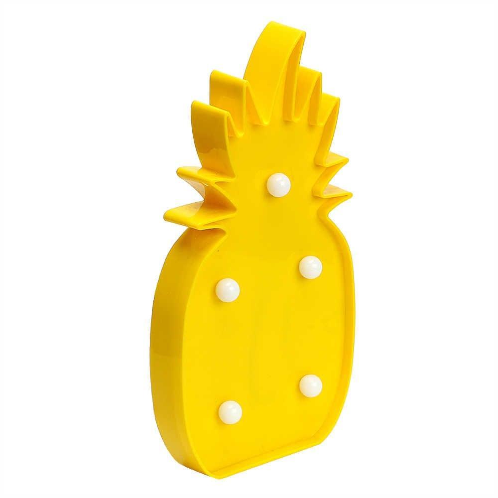 

Светильник настольный ночник 3DTOYSLAMP Ананас 3D желтый