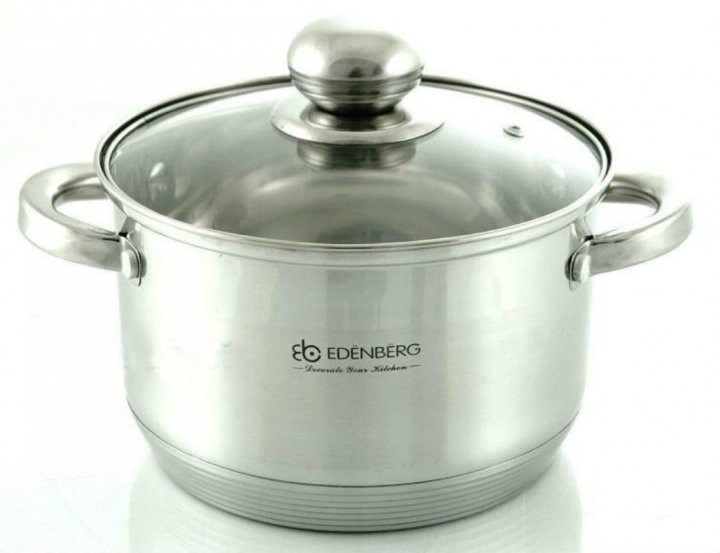 

Кастрюля Edenberg EB-3002 из нержавеющей стали 1,0 л