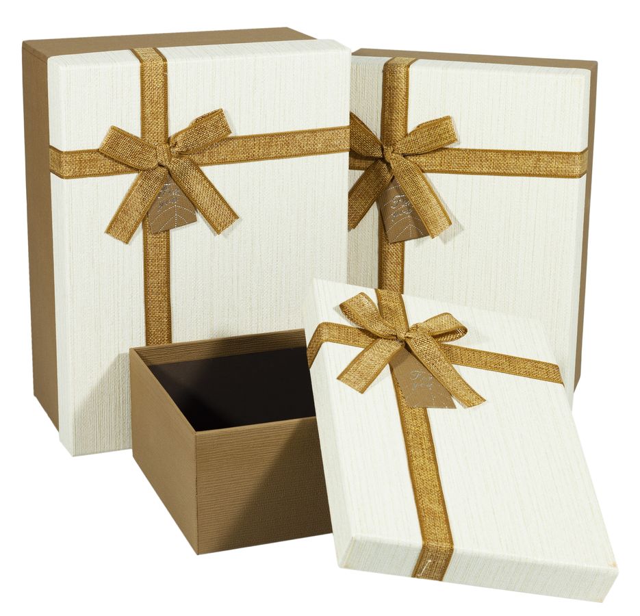 

Подарочные коробки Unison прямоугольные разноцветные 29x22x12,5см 3 шт (9320-15Q-2)