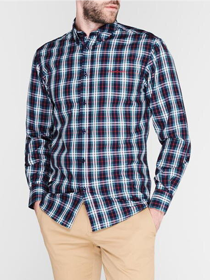 

Рубашка Pierre Cardin 558760-71  Navy/Red/Grn, Рубашка Pierre Cardin 558760-71 M Navy/Red/Grn