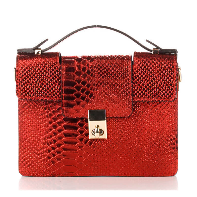 

Кожаный клатч Italian Bags Бордовый
