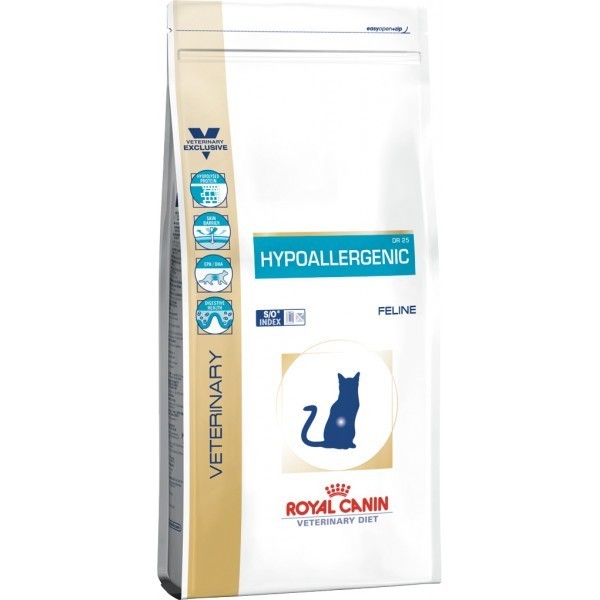 

Сухой корм для кошек при пищевой аллергии, непереносимости Royal Canin hypoallergenic feline 2,5 кг 39020251