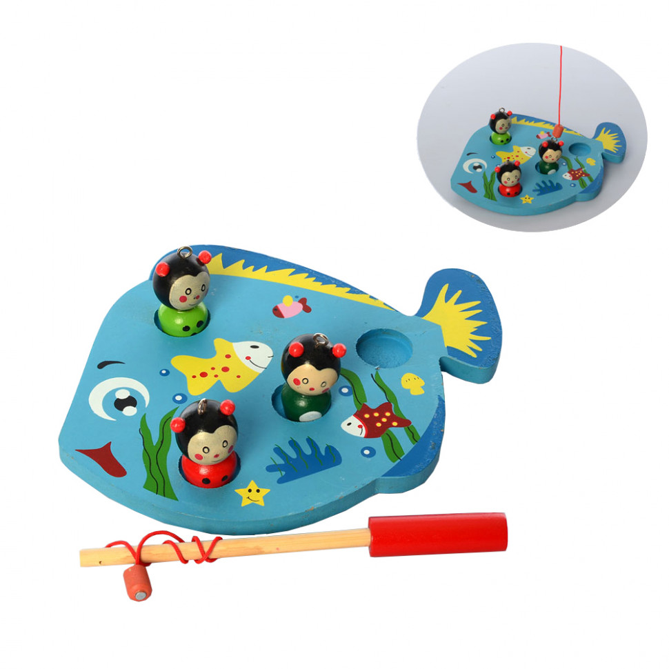 Деревянная игрушка Рыбалка MD 2523 магнитная (Рыбка) – фото, отзывы,  характеристики в интернет-магазине ROZETKA