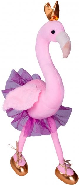 

Яркая мягкая игрушка Фламинго Fancy высота 65 см