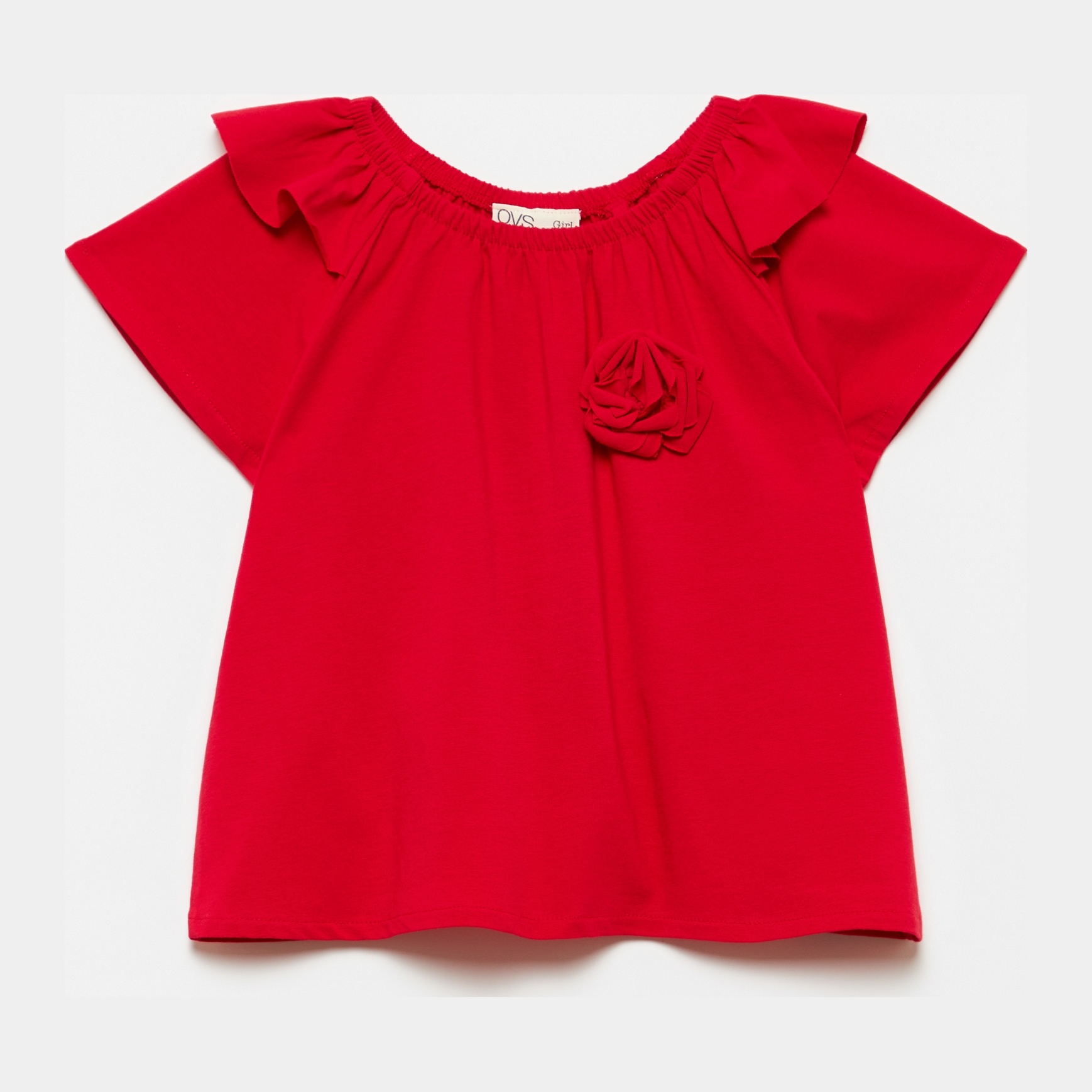 

Футболка OVS 1215317 140 см Red