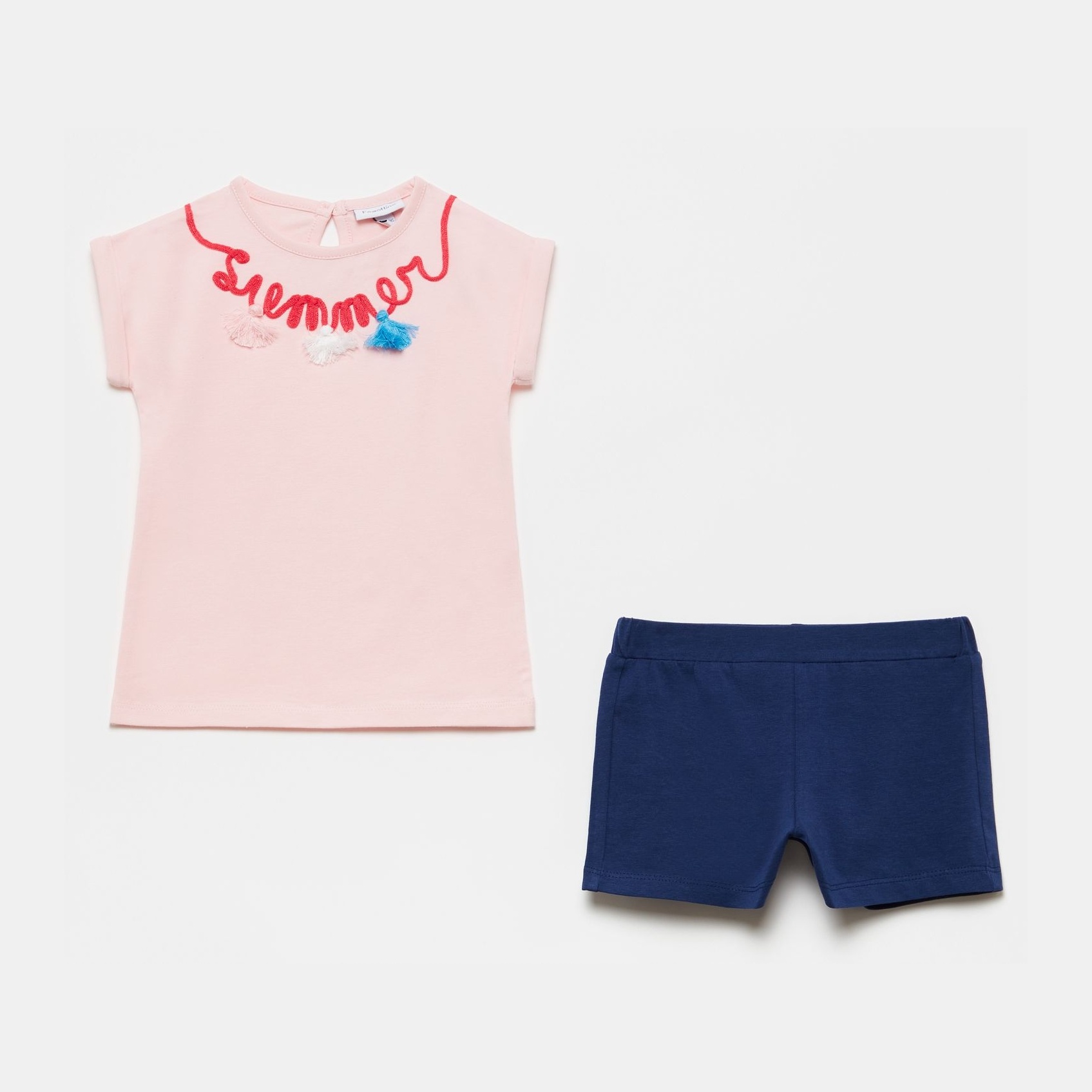 

Комплект (футболка + шорты) OVS 1249726 80 см Pink