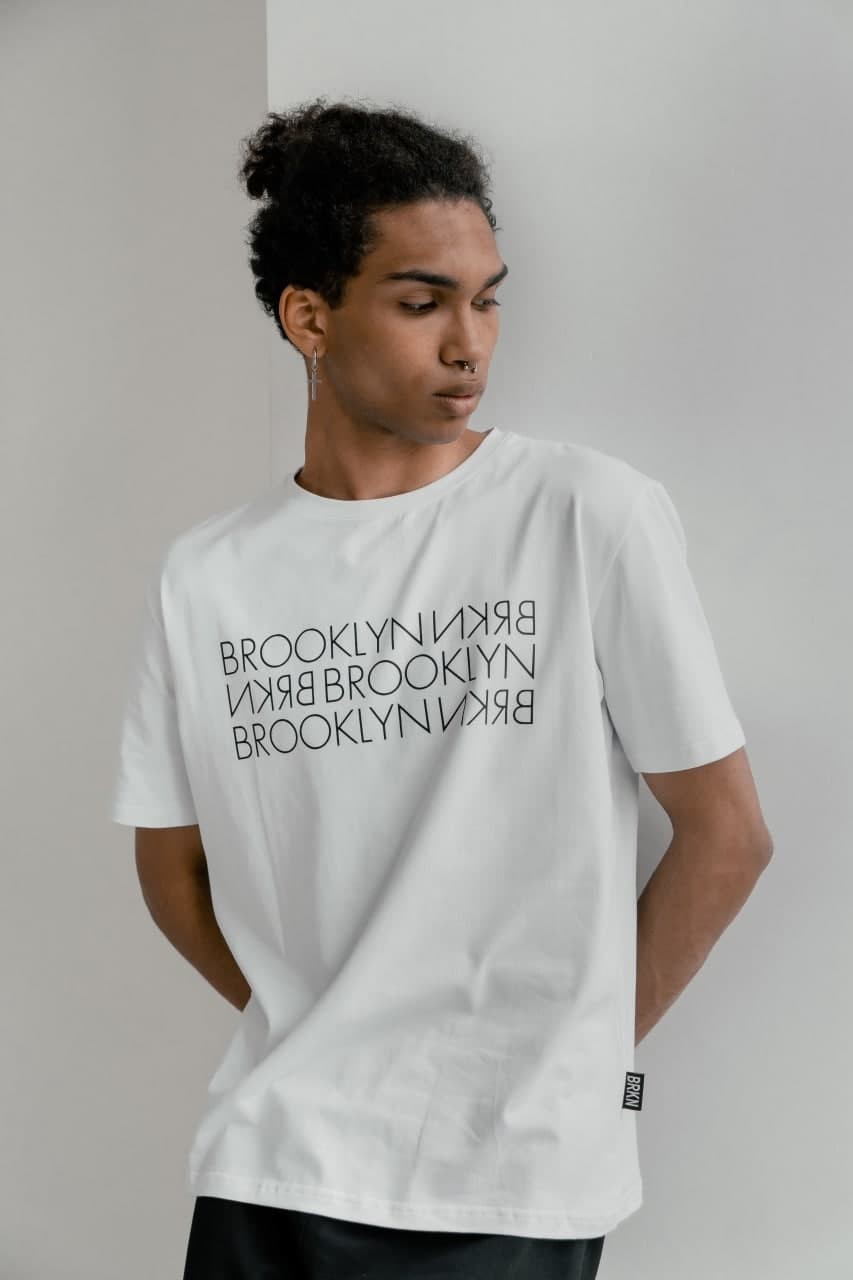 

Футболка B.N.Y принт Brooklyn М білий 20726_1
