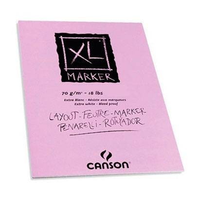 

Блок бумаги для маркеров Canson XL Marker 70 гр A3 100 листов