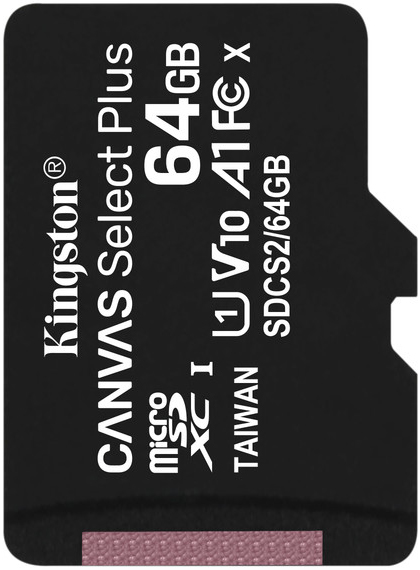 

microSDXC 64GB Canvas Select Plus Class 10 UHS-I U1 V10 A1 (SDCS2/64GBSP)