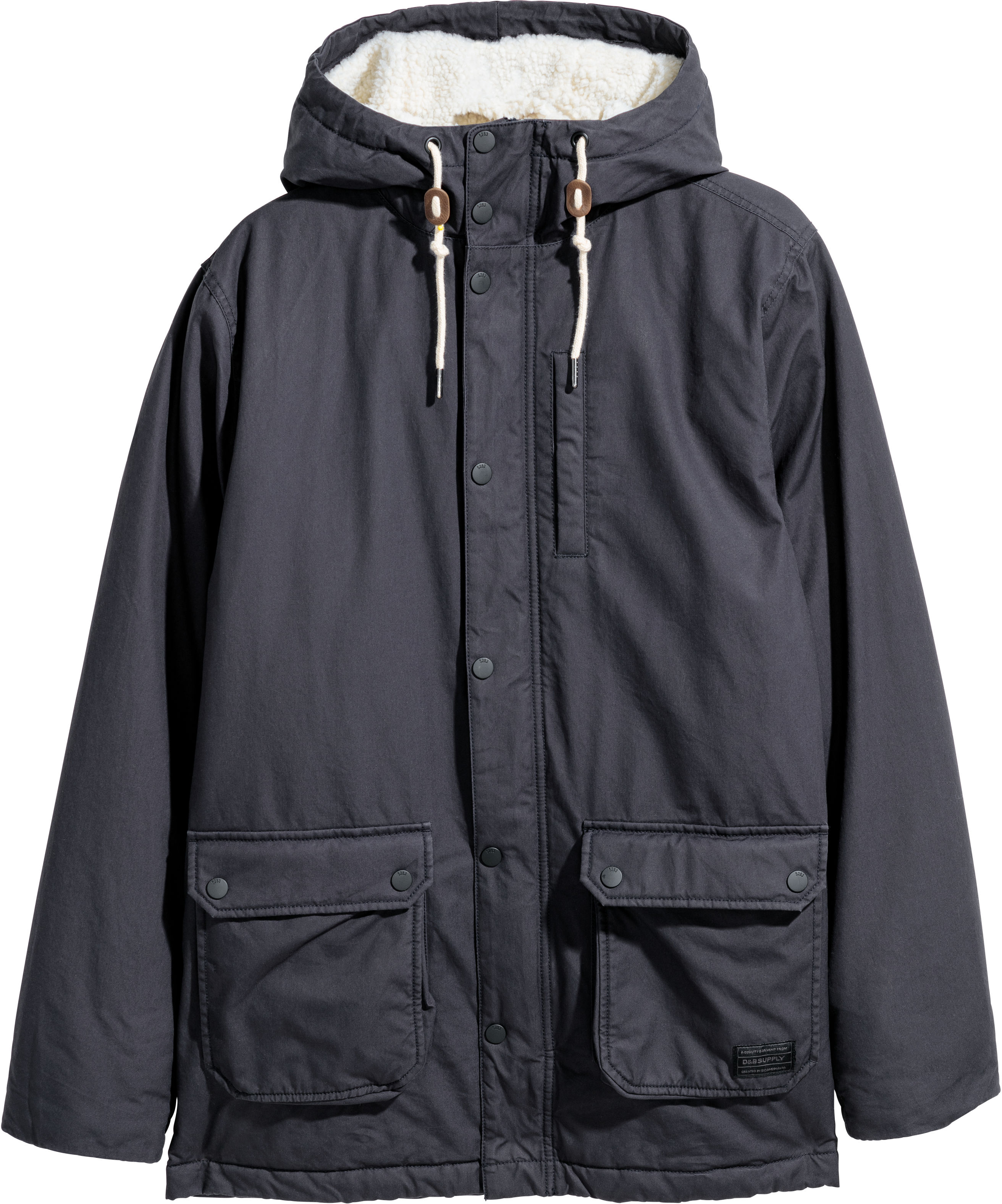 

Парка H&M Divided 0495884-6 S Темно-синяя