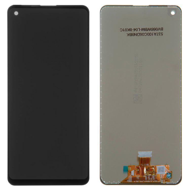 

Дисплей для Samsung A217 Galaxy A21s, чорний, із сенсорним екраном, Original (PRC)