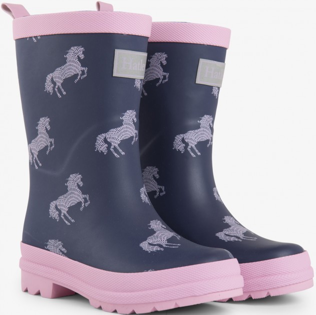 

Гумові чоботи Hatley Horse Silhouettes 2 синій 33 (F18DHK1367)