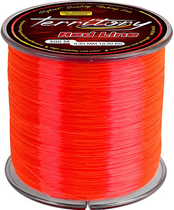 

Леска Mikado Territory Red Line 600 м 0.26 мм 8.5 кг Красная (ZTR6-026)