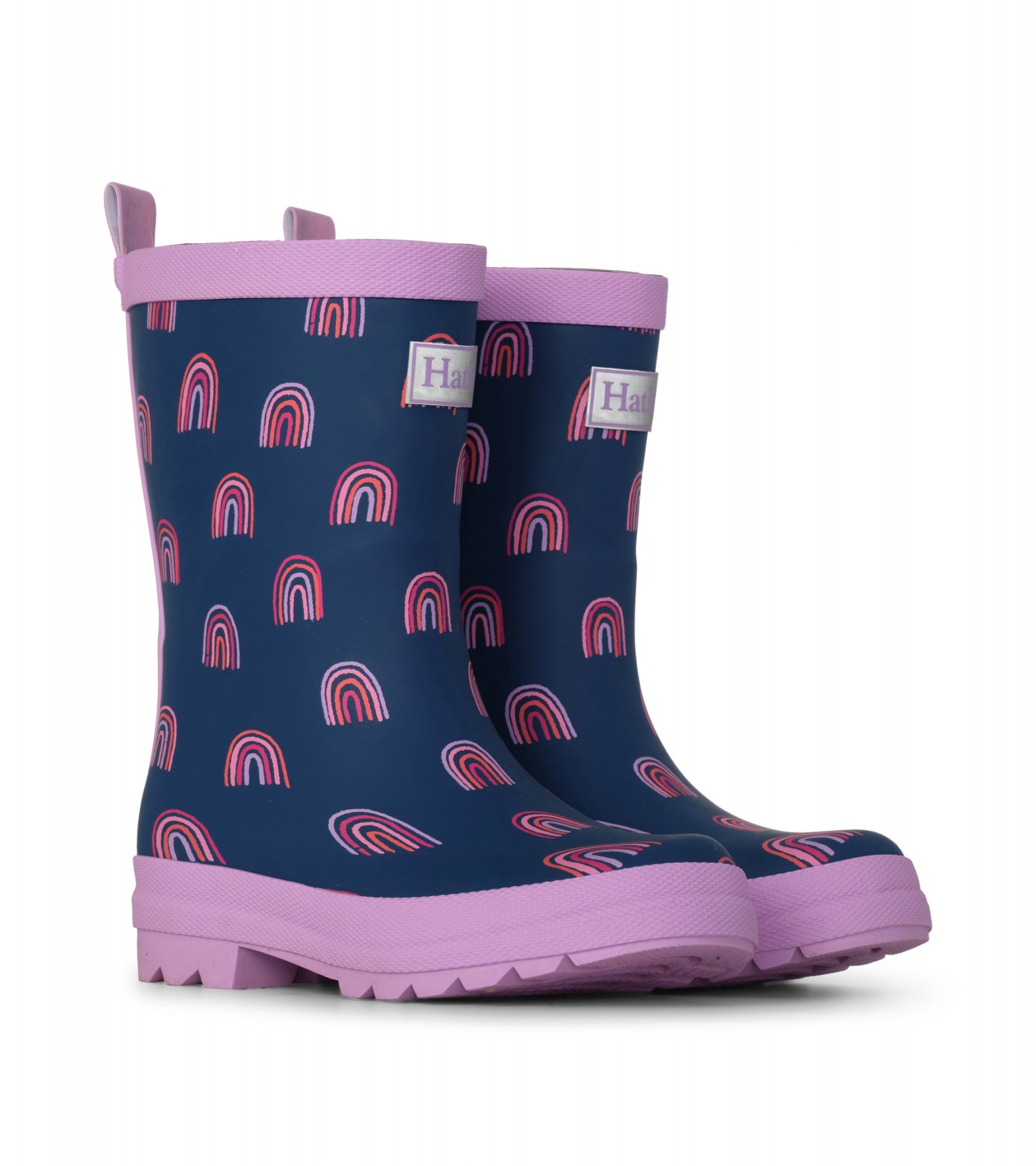 

Гумові чоботи Hatley Rainbow Party Matte 7 синій 23