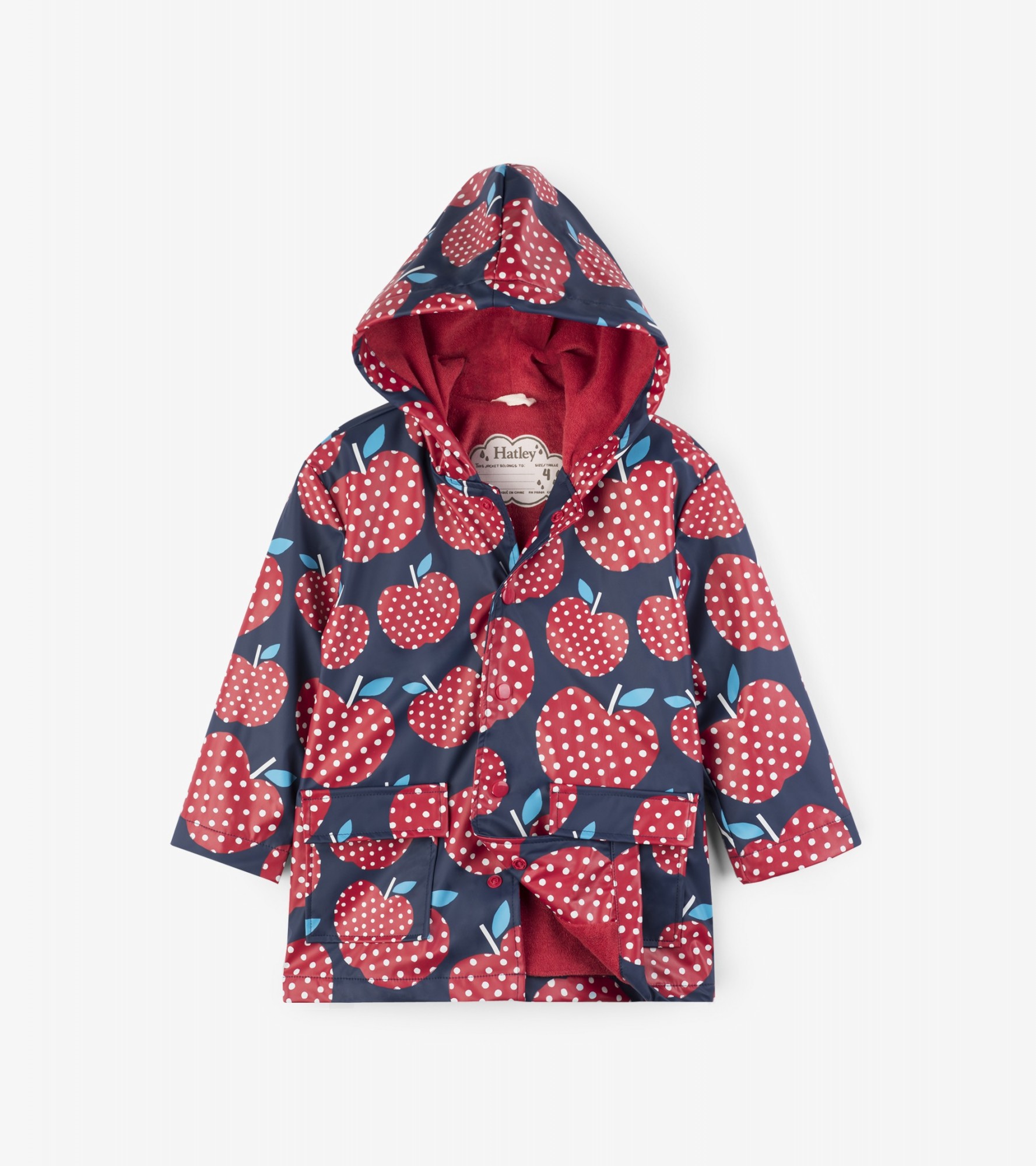 

Плащ Hatley Polka Dot Apples 8A синій 128см (F18PDK1336)