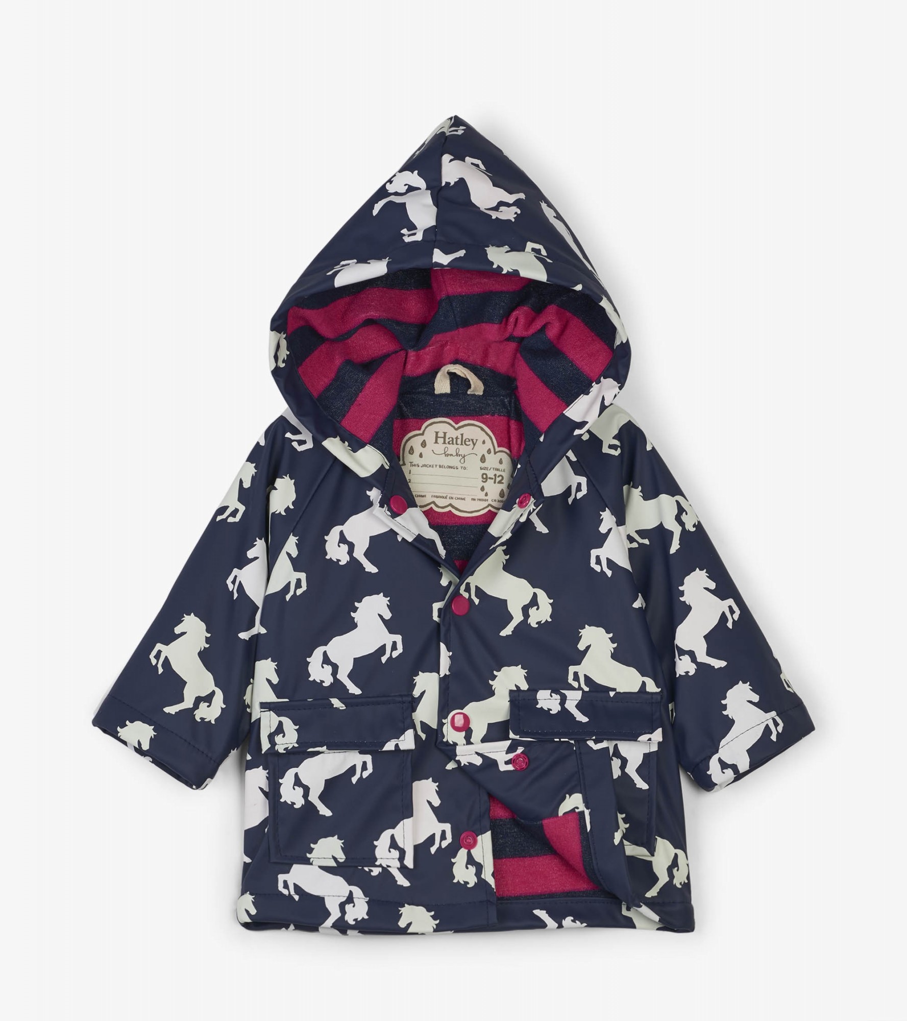 

Плащ , що змінює колір Hatley Playful Horses 12m синій 79см (F19BHI1317)
