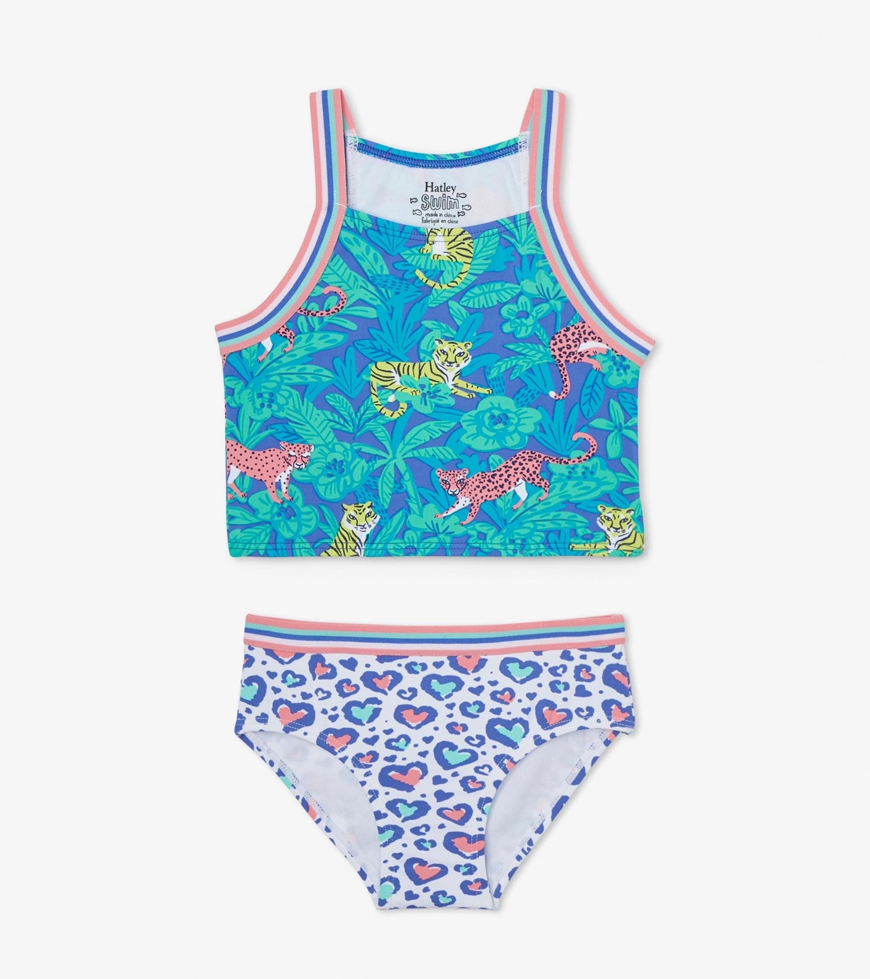 

Купальник роздільний Hatley Jungle Cats 10A блакитний 140см (S21JCK1490)