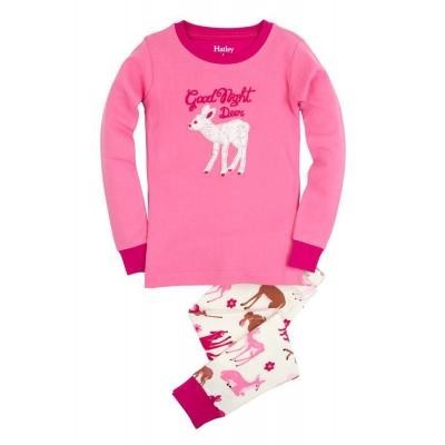 

Піжама Hatley Good Night Deer 12A рожевий 152см
