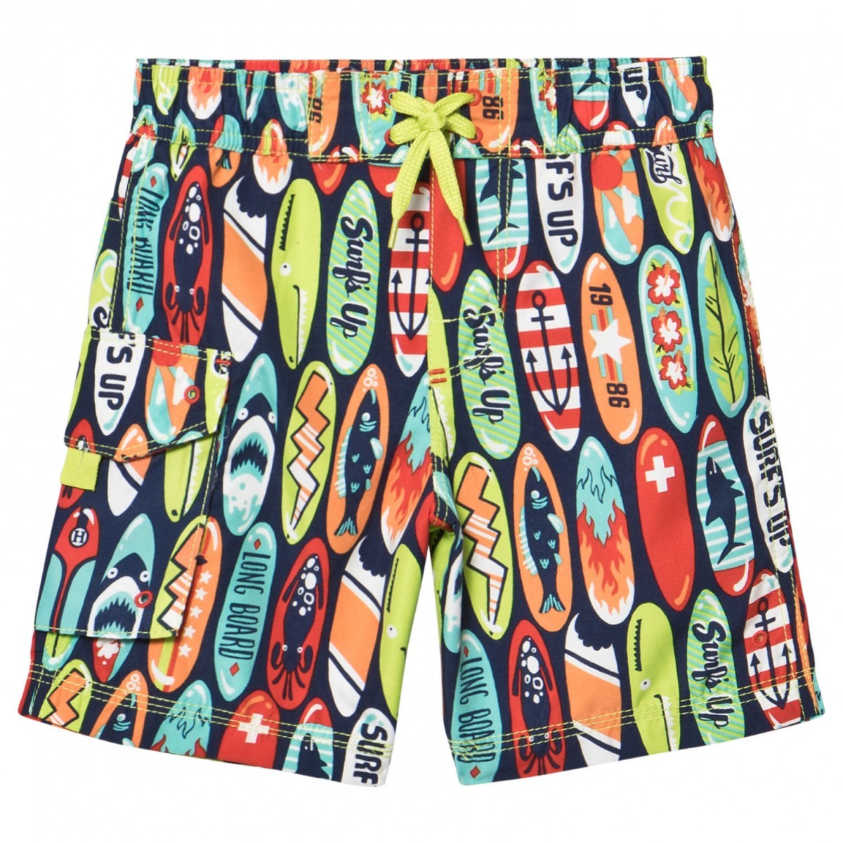 

Шорти купальні Hatley Surfbooards 7A мультиколор 122см (BSCSURF366)
